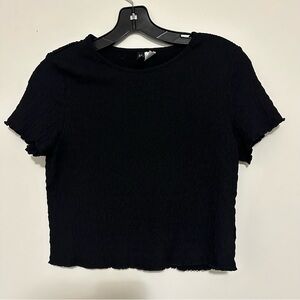 H&M Divided Women’s Crop Top Black Size‎ Large